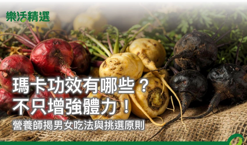 瑪卡功效有哪些？不只增強體力！營養師揭男女吃法與挑選原則