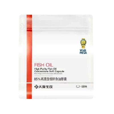 【大醫生技】85%高濃度極鮮魚油膠囊
