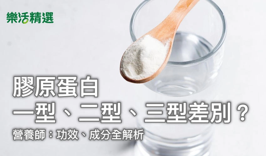 膠原蛋白一型、二型、三型差別?營養師:功效、成分全解析